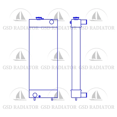 Doosan Daewoo DX140 DX140W DX140LC DX160LC DX180LC Excavator Radiator K9004261